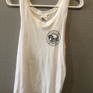 white/leapord print muscle-tee tank top